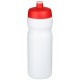 Baseline® Plus 650 ml Sportflasche- weiss/rot