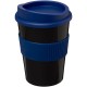 Americano® Medio 300 ml Becher mit Schutzring - blau/schwarz