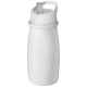 H2O Pulse 600 ml Sportflasche mit Ausgussdeckel - weiss