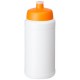 Baseline® Plus 500 ml Flasche mit Sportdeckel- weiss/orange