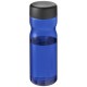 H2O Eco Base 650 ml Sportflasche mit Drehdeckel - blau/schwarz