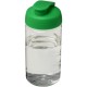 H2O Bop® 500 ml Sportflasche mit Klappdeckel - transparent/grün