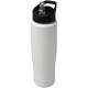 H2O Tempo® 700 ml Sportflasche mit Ausgussdeckel - weiss/schwarz