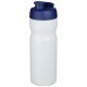 Baseline® Plus 650 ml Sportflasche mit Klappdeckel- transparent/blau