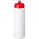 Baseline® Plus 750 ml Flasche mit Sportdeckel- weiss/rot