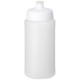 Baseline® Plus 500 ml Flasche mit Sportdeckel- transparent/weiss