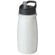 H2O Pulse 600 ml Sportflasche mit Ausgussdeckel - weiss/schwarz
