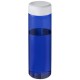 H2O Vibe 850 ml Sportflasche mit Drehdeckel - blau/weiss