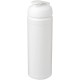 Baseline® Plus grip 750 ml Sportflasche mit Klappdeckel - weiss