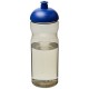 H2O Eco 650 ml Sportflasche mit Stülpdeckel- kohle/royalblau
