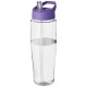 H2O Tempo® 700 ml Sportflasche mit Ausgussdeckel - transparent/lila