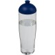 H2O Tempo® 700 ml Sportflasche mit Stülpdeckel - transparent/blau