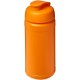 Baseline® Plus 500 ml Sportflasche mit Klappdeckel - orange