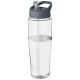 H2O Tempo® 700 ml Sportflasche mit Ausgussdeckel - transparent/storm grey