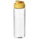 H2O Vibe 850 ml Sportflasche mit Klappdeckel- transparent/gelb