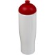 H2O Tempo® 700 ml Sportflasche mit Stülpdeckel - weiss/rot