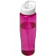 H2O Tempo® 700 ml Sportflasche mit Ausgussdeckel - rosa/weiss