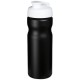 Baseline® Plus 650 ml Sportflasche mit Klappdeckel- schwarz/weiss