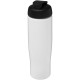 H2O Tempo® 700 ml Sportflasche mit Klappdeckel - weiss/schwarz