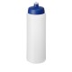 Baseline® Plus 750 ml Flasche mit Sportdeckel- transparent/blau