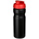 Baseline® Plus 650 ml Sportflasche mit Klappdeckel- schwarz/rot