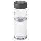 H2O Base® 650 ml Sportflasche mit Drehdeckel - transparent/storm grey