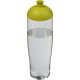H2O Tempo® 700 ml Sportflasche mit Stülpdeckel - transparent/limone