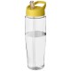 H2O Tempo® 700 ml Sportflasche mit Ausgussdeckel - transparent/gelb