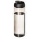 H2O Vibe 850 ml Sportflasche mit Klappdeckel- Charcoal/schwarz