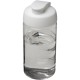 H2O Bop® 500 ml Sportflasche mit Klappdeckel - transparent/weiss