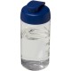 H2O Bop® 500 ml Sportflasche mit Klappdeckel - transparent/blau