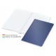 235.276836_Softcover-Copy-Book White bestseller A4, matt-dunkelblau inkl. Prägung schwarz-glänzend