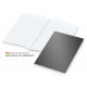 235.276863_Softcover-Copy-Book White bestseller A5, matt-schwarz inkl. Kupferprägung