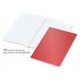 235.276840_Softcover-Copy-Book White bestseller A4, matt-rot inkl. Prägung schwarz-glänzend