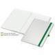 235.276587_Notizbuch-Match-Book White green+blue A4, grün,4C-Druck inkl.