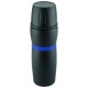 Metmaxx® Thermosflasche CremaTravel blauer Ring - schwarz