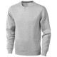 Surrey Sweater mit Rundhalsausschnitt - grau meliert