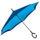 umgekehrter Regenschirm - hellblau