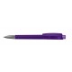 Druckkugelschreiber Zeno softfrost/transparent Mn - softfrost violett/violett transp.