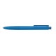 Druckkugelschreiber Tecto softtouch/transparent - softtouch grau-blau/blau transparent