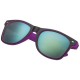 Sonnebrille bicolour mit verspiegelten Gläsern - violett