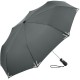 AC-Mini-Taschenschirm Safebrella® LED - grau