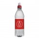 Quellwasser 500 ml mit Sportverschluß - Transparent/Rot