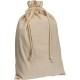 Tasche aus recycelter Baumwolle mit Kordel, beige