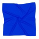 Tuch, Polyester Twill, uni, ca. 90x90 cm - blau
