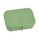 PASCAL L Lunchbox mit Trennsteg nature leaf green