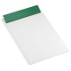 Schreibplatte DIN A4 - weiß/grün