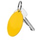 Schlüsselanhänger Oval - gelb