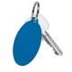 Schlüsselanhänger Oval - blau