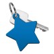 Schlüsselanhänger Stern - blau